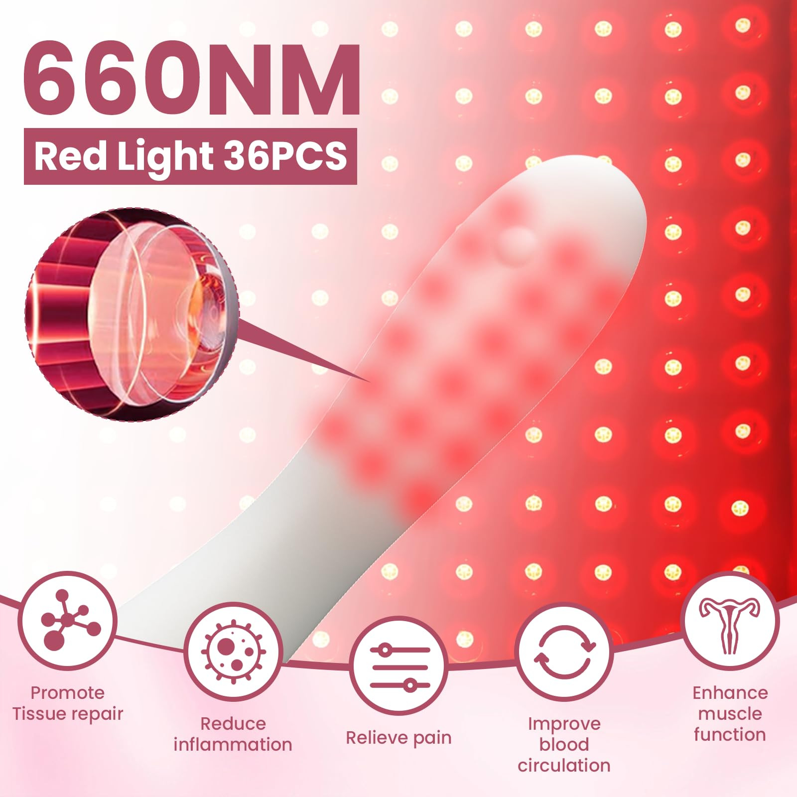Women'S Exercise Accessories - New Female Vaginal Health 660nm Red