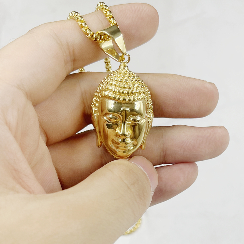 Women Accessories Nepal - Luxury Thai Buddha head gold color