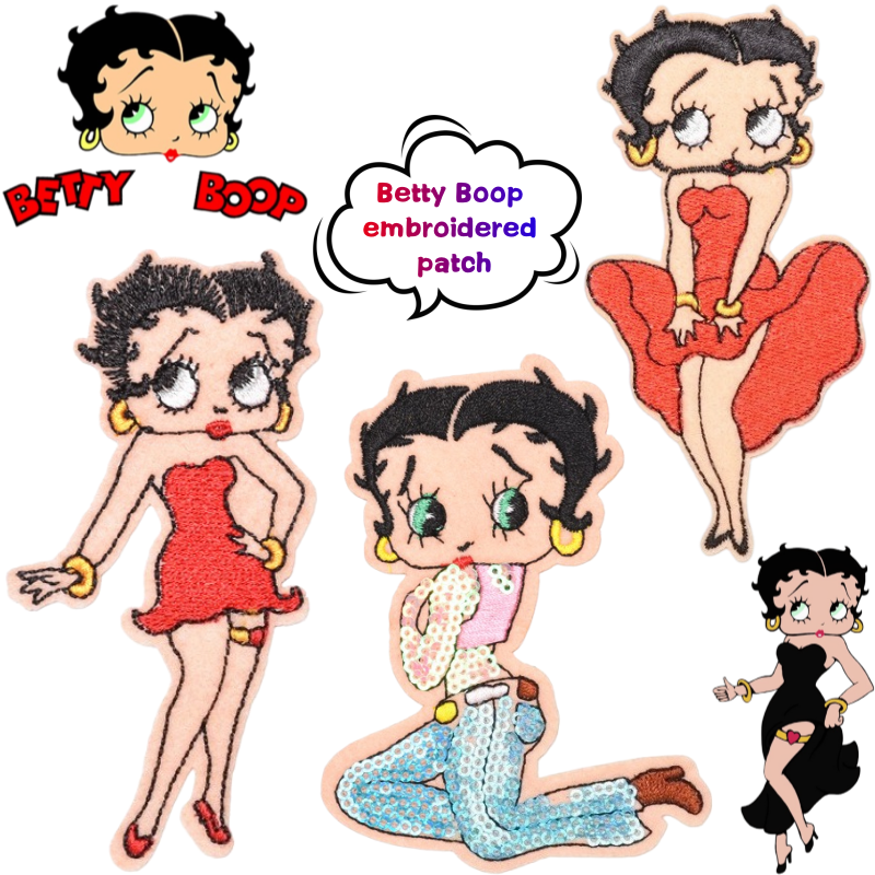 Women'S Clothing And Accessories - Betty Boop Patch High Color Value