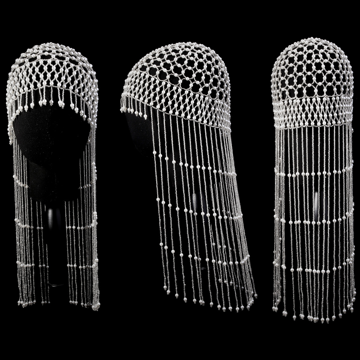 Luxury Pearls Beaded Headwrap  - Women'S Hair Accessories Wedding のレビューと価格