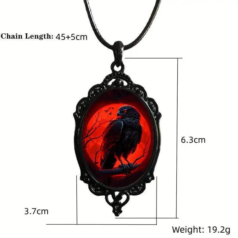 Gothic Vampire Owl Cameo Neckl - Women'S Vampire Accessories のレビューと価格