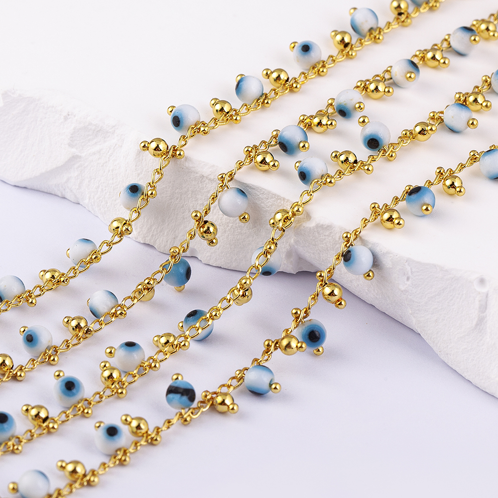 1Meter Metal Ball Beaded Chain - Beaded Anklet Chain のレビューと価格