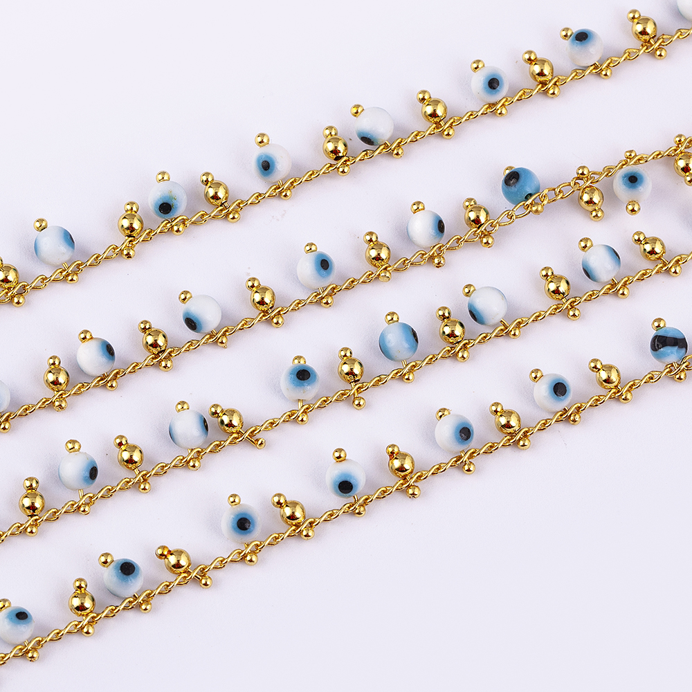 1Meter Metal Ball Beaded Chain - Beaded Anklet Chain のレビューと価格