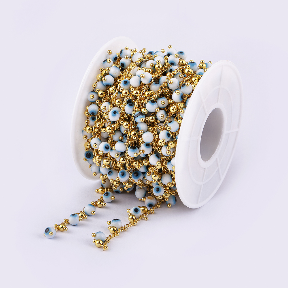 1Meter Metal Ball Beaded Chain - Beaded Anklet Chain のレビューと価格