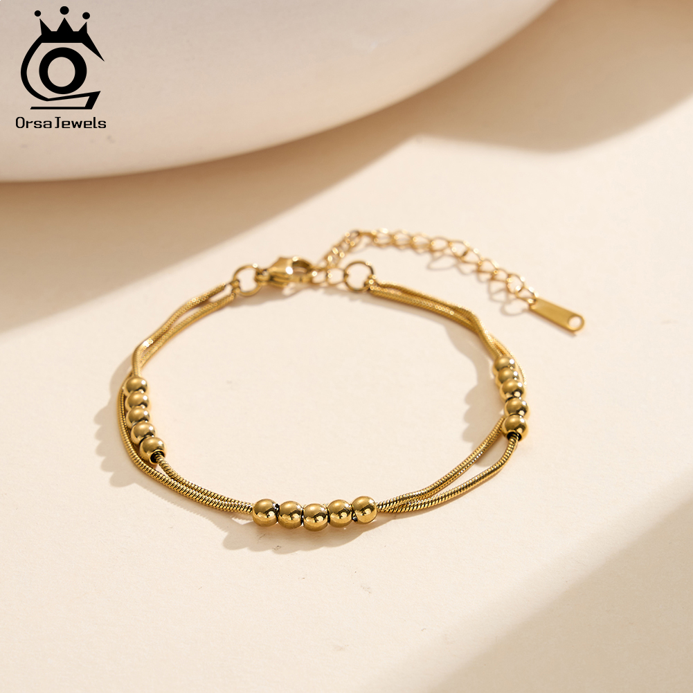 ORSA JEWELS Vintage Layered An - Beaded Anklet Chain のレビューと価格