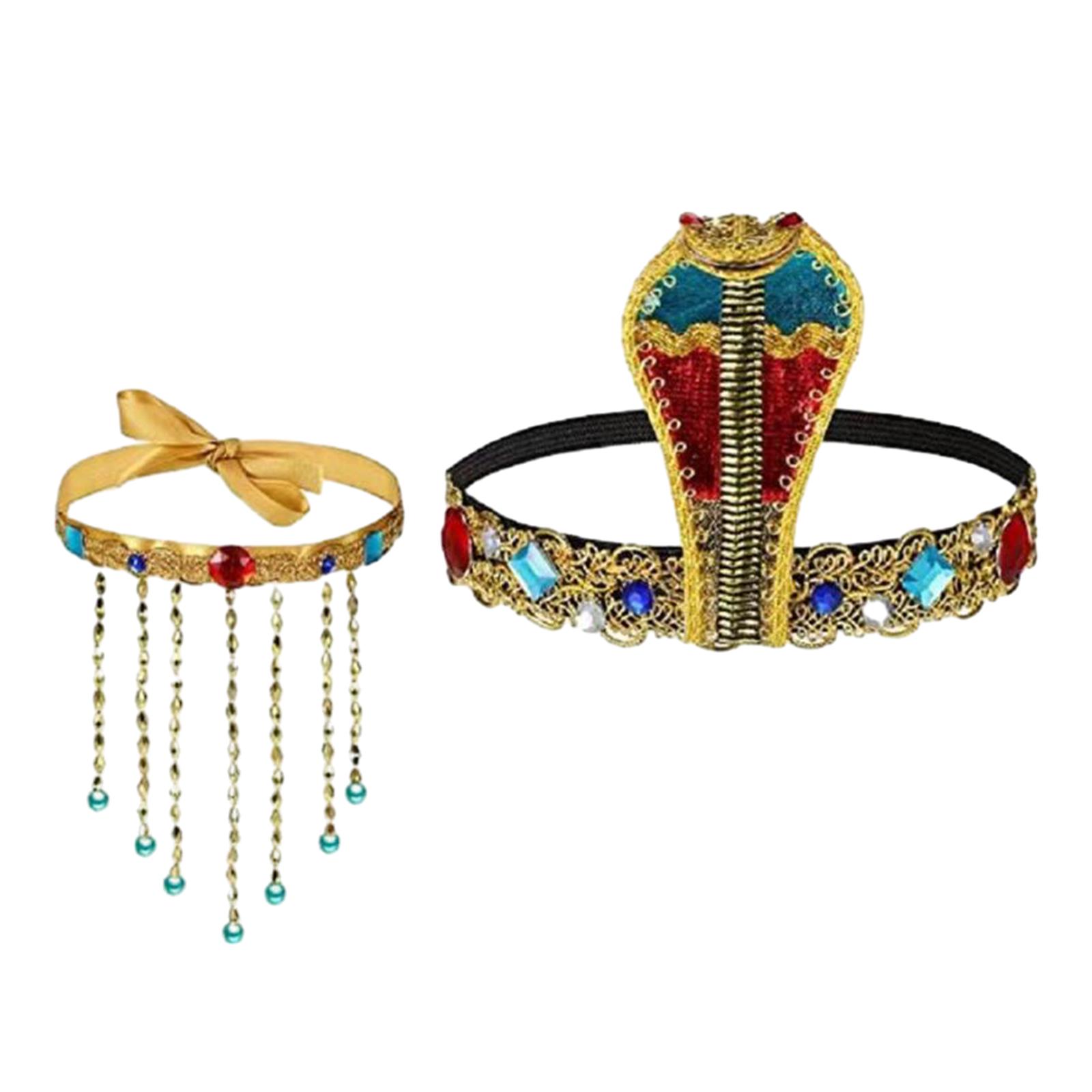 2 Pieces Egyptian Costume Acce - Women'S Egyptian Accessories のレビューと価格