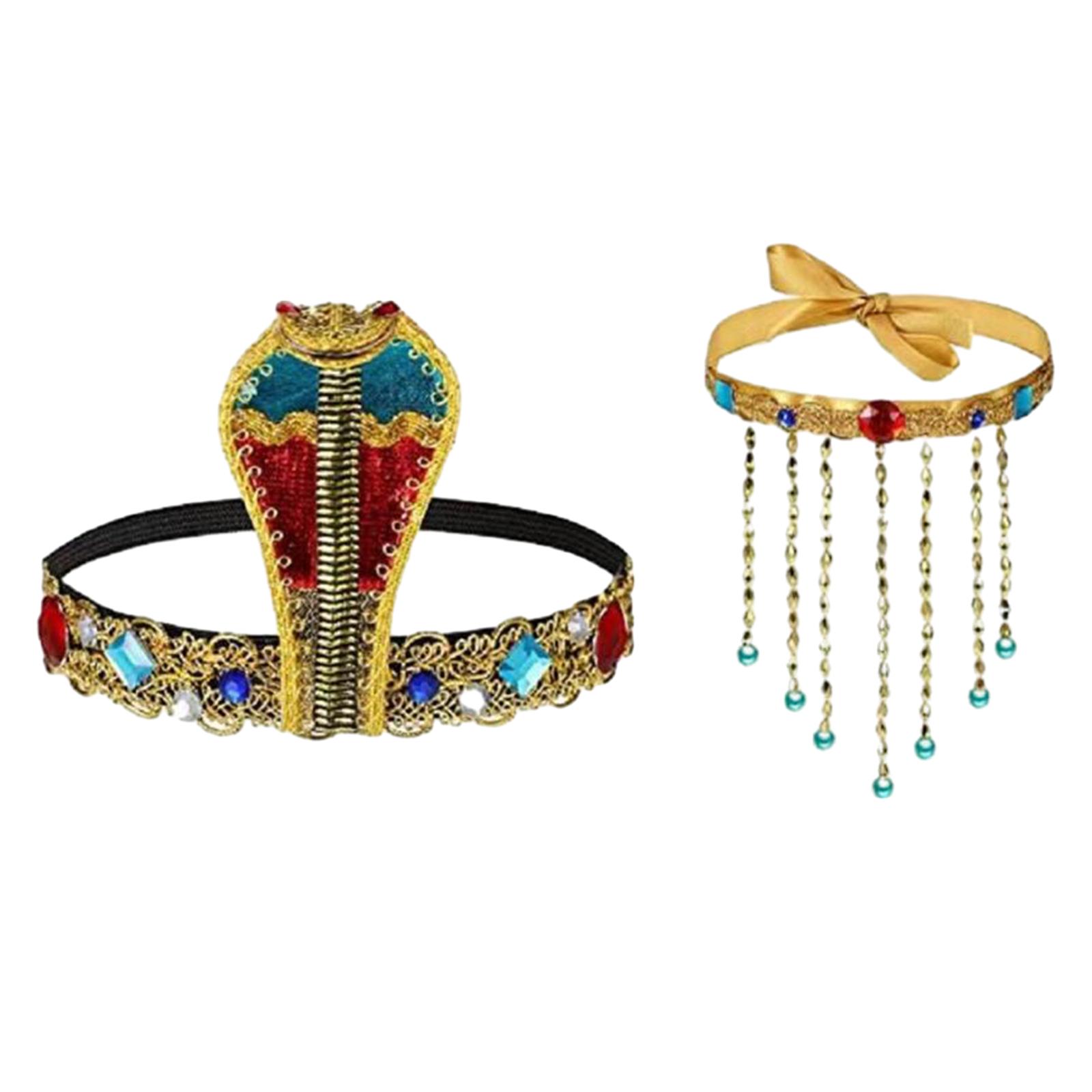 2 Pieces Egyptian Costume Acce - Women'S Egyptian Accessories のレビューと価格