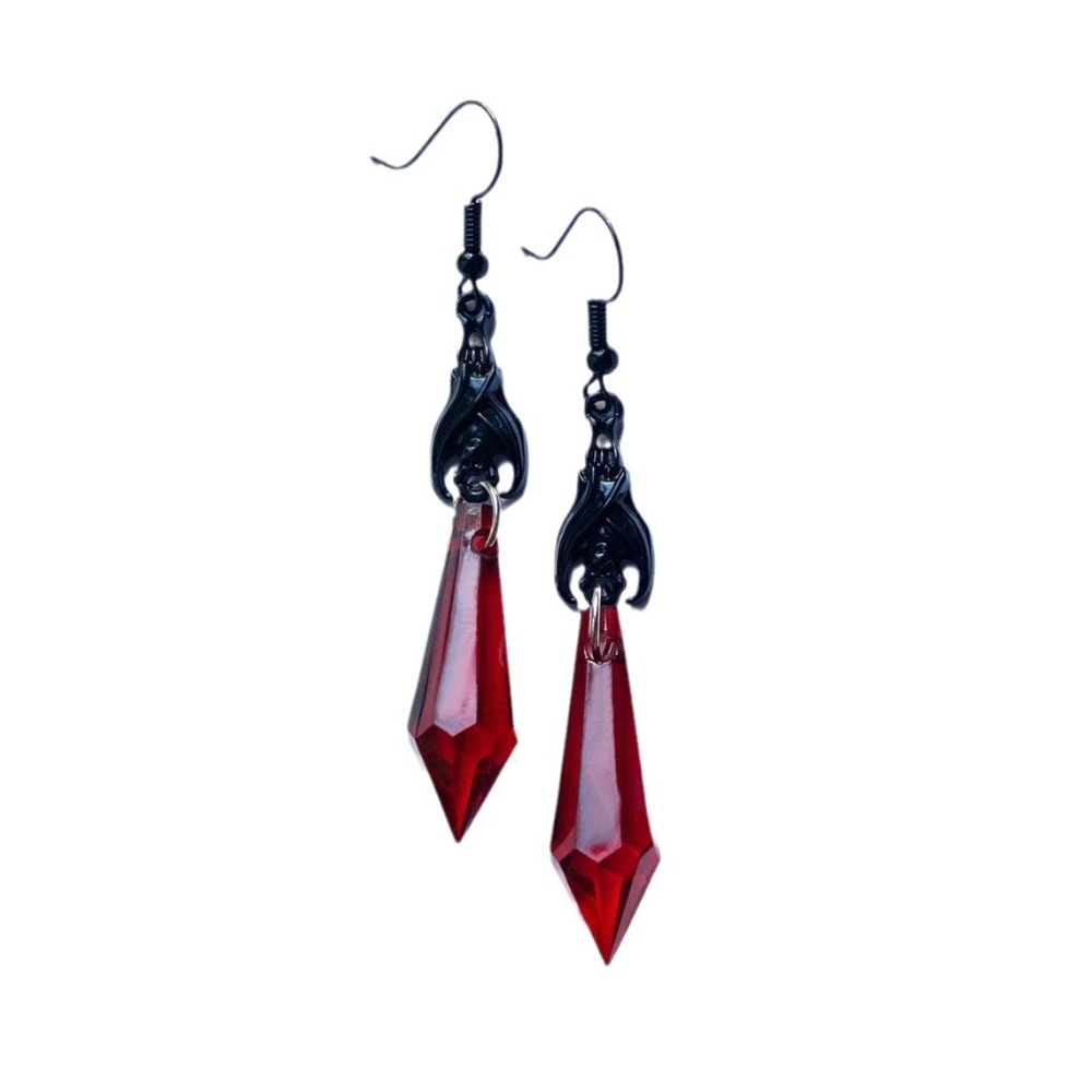 Charm Gothic Black Vampire Bat - Women'S Vampire Accessories のレビューと価格