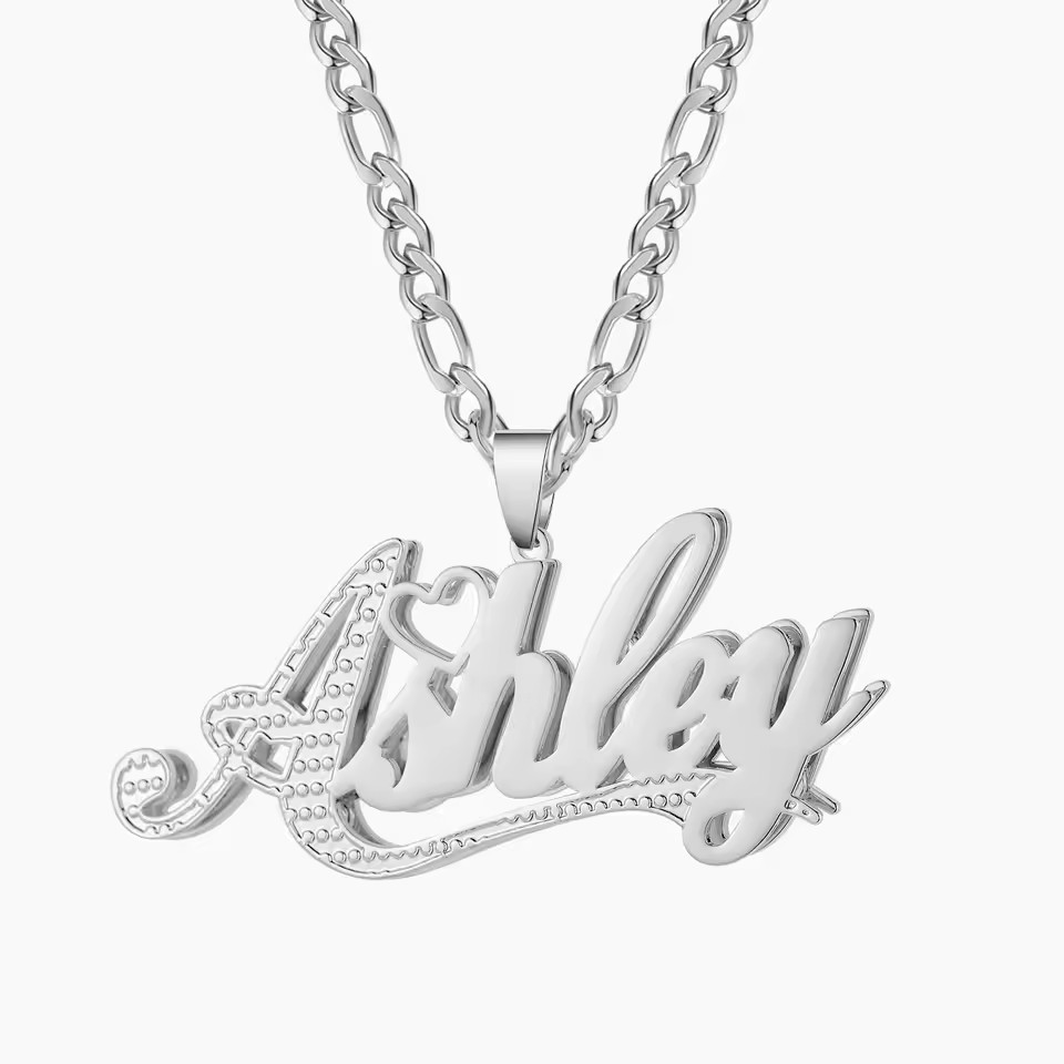 18K Gold Plated Name Custom Do - Layered Necklace Set のレビューと価格