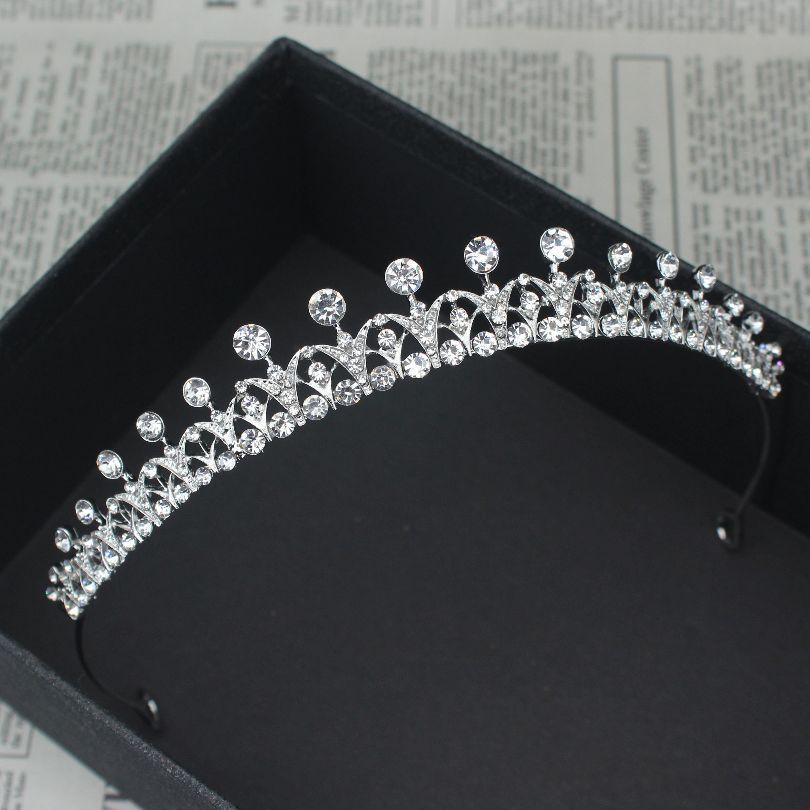 Crystal Wedding Bridal Tiara H - Women'S Hair Accessories Wedding のレビューと価格
