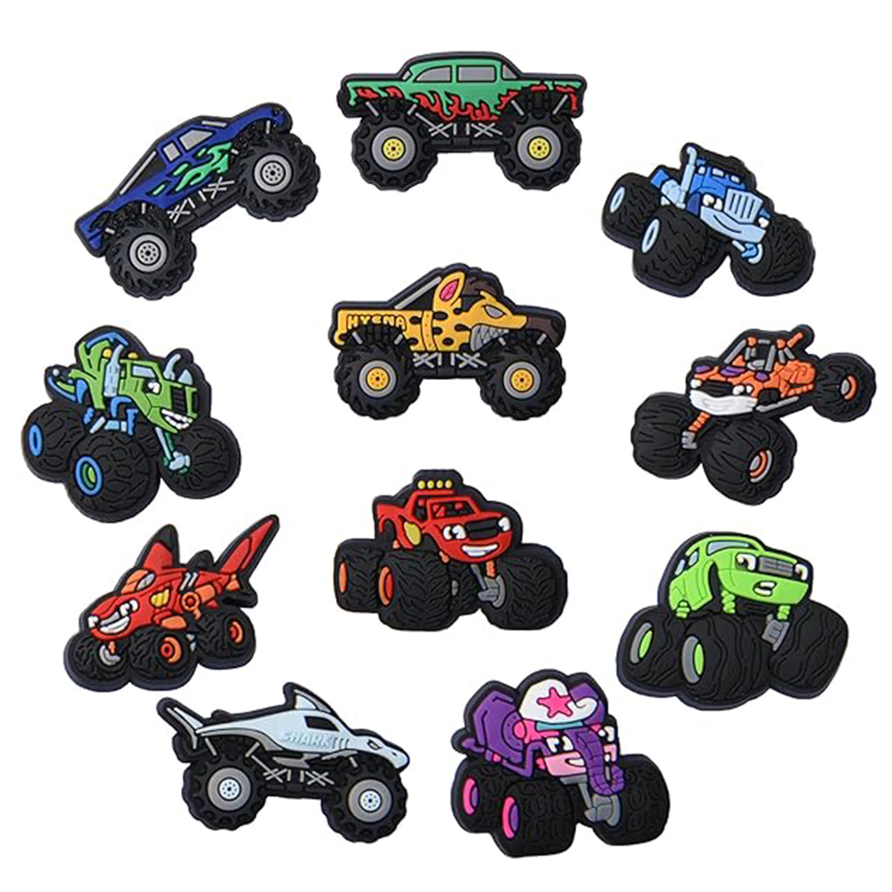 11Pcs Cars Cartoon Shoe Charms - Women'S Accessories Crocs のレビューと価格