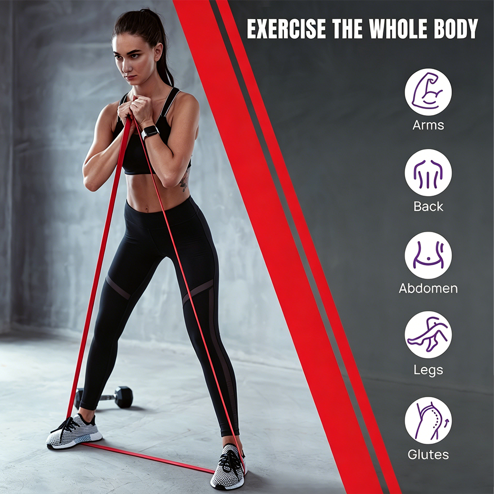 10Pcs 4-Level Resistance Bands - Women'S Exercise Accessories のレビューと価格