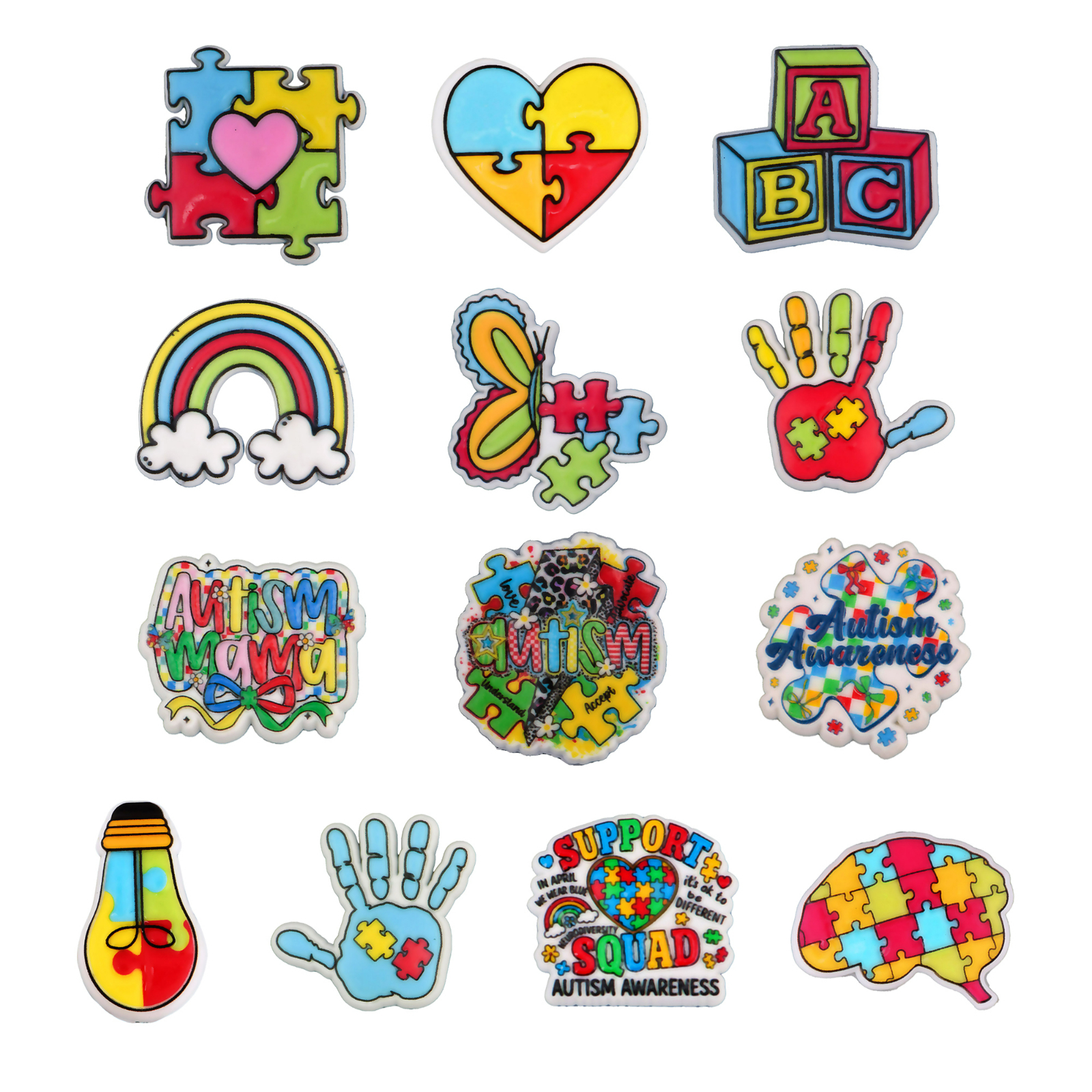 Autism Shoe Accessories  Cute  - Women'S Accessories Crocs のレビューと価格
