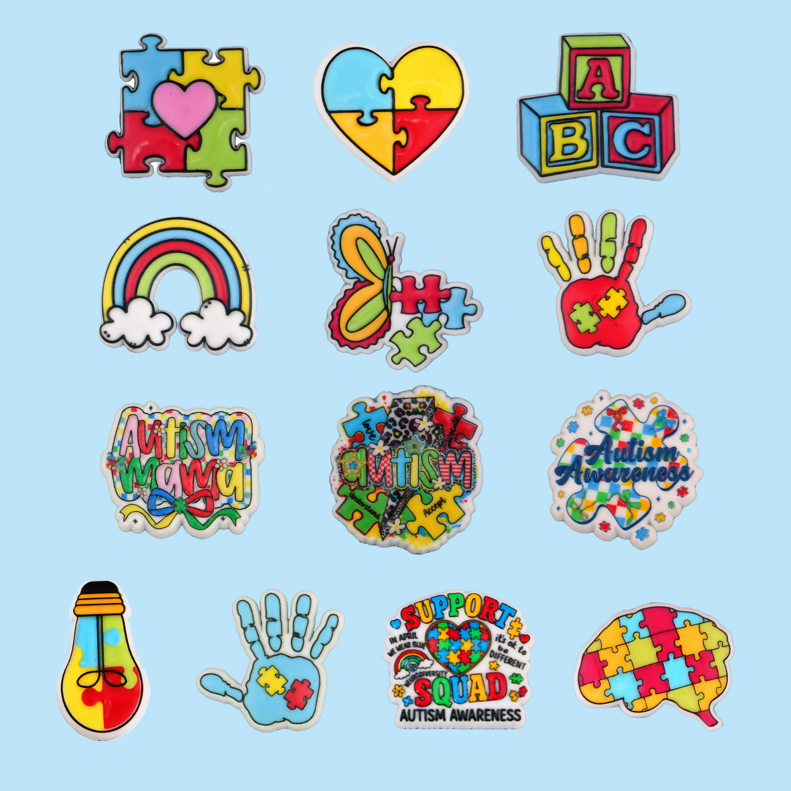 Autism Shoe Accessories  Cute  - Women'S Accessories Crocs のレビューと価格