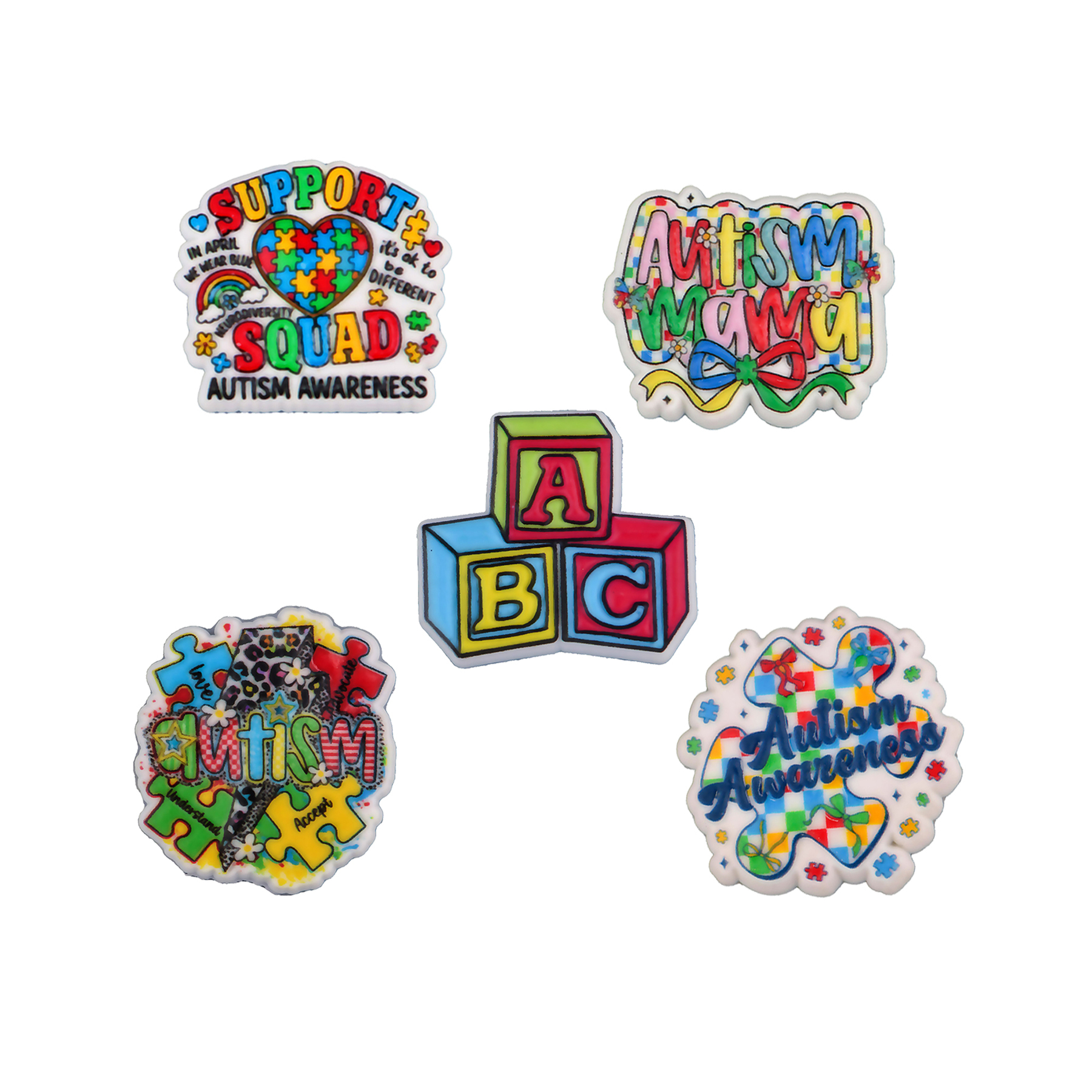 Autism Shoe Accessories  Cute  - Women'S Accessories Crocs のレビューと価格