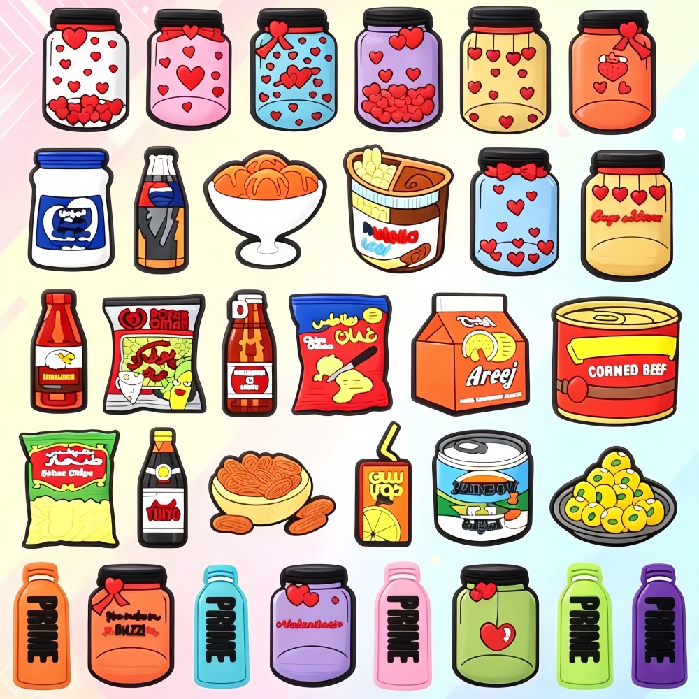 32PCS Food Shoe Charms for Cro - Women'S Accessories Crocs のレビューと価格