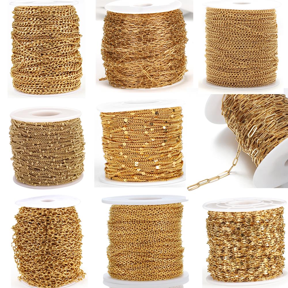 2Meters Stainless Steel Link C - Beaded Anklet Chain のレビューと価格