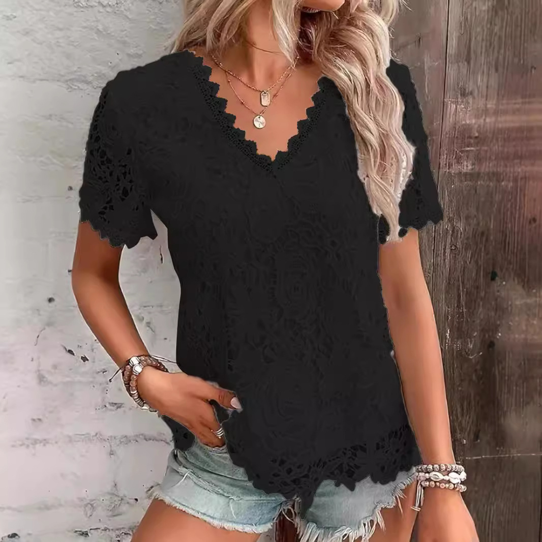 Summer Women's Shirt White Sho - Layered Necklace Set のレビューと価格