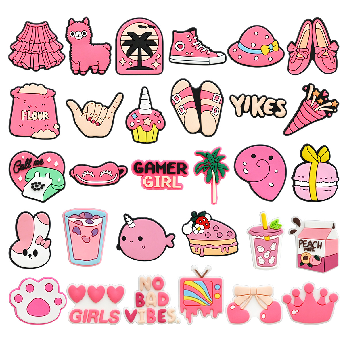 Cute Pink Shoe Charms Decorati - Women'S Accessories Crocs のレビューと価格
