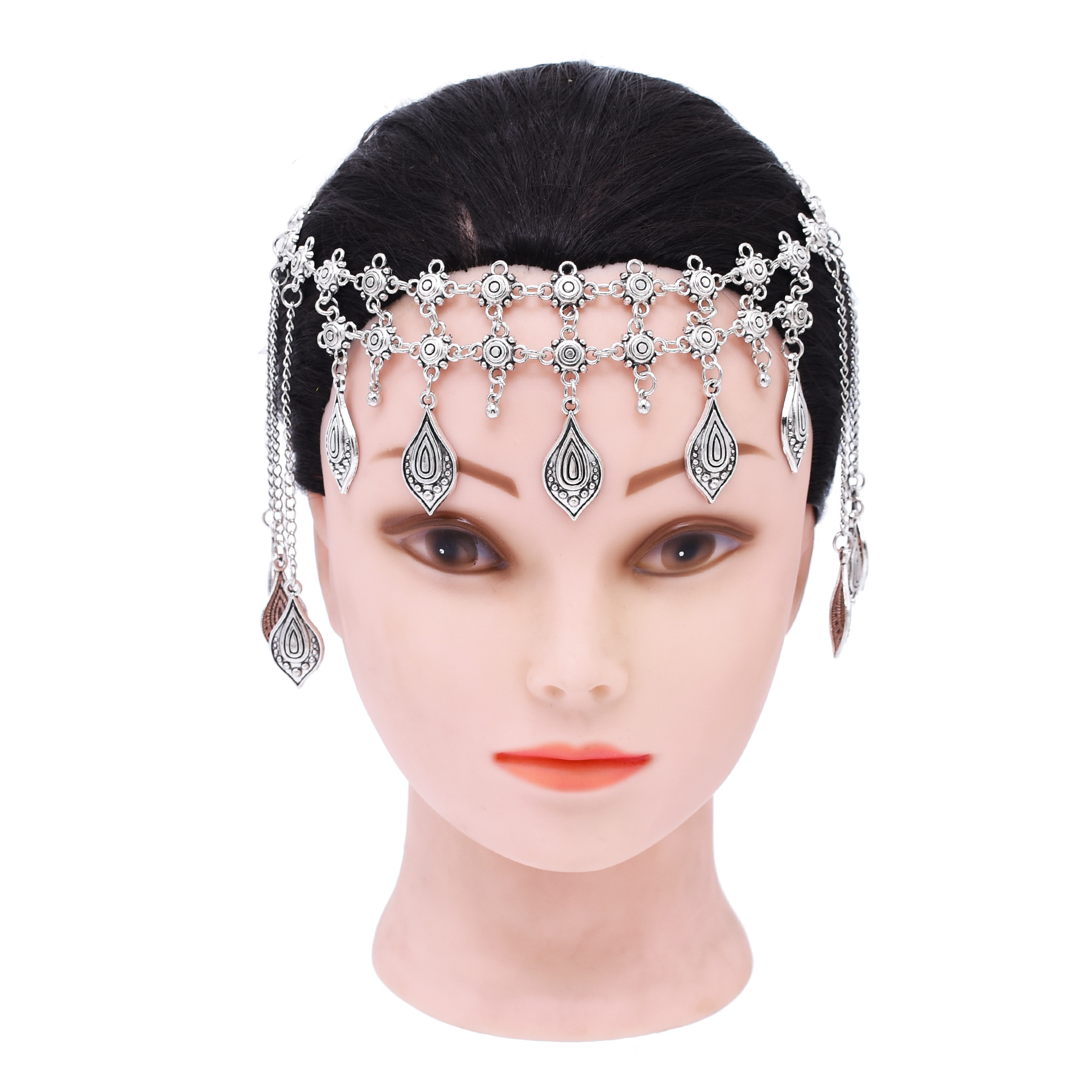 Vintage Silvery Alloy Long Cha - Women Accessories Nepal のレビューと価格