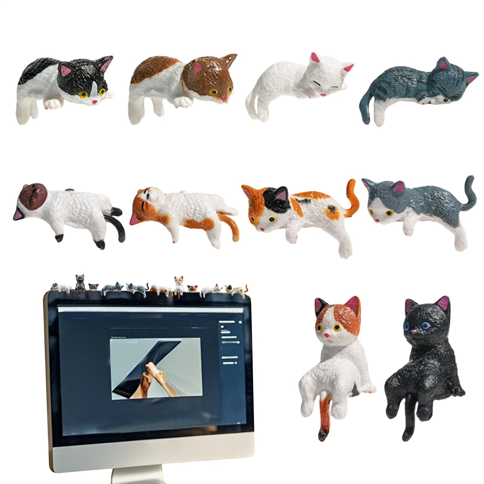 10pcs Cute Mini Cat Ornament C - Women Accessories India のレビューと価格