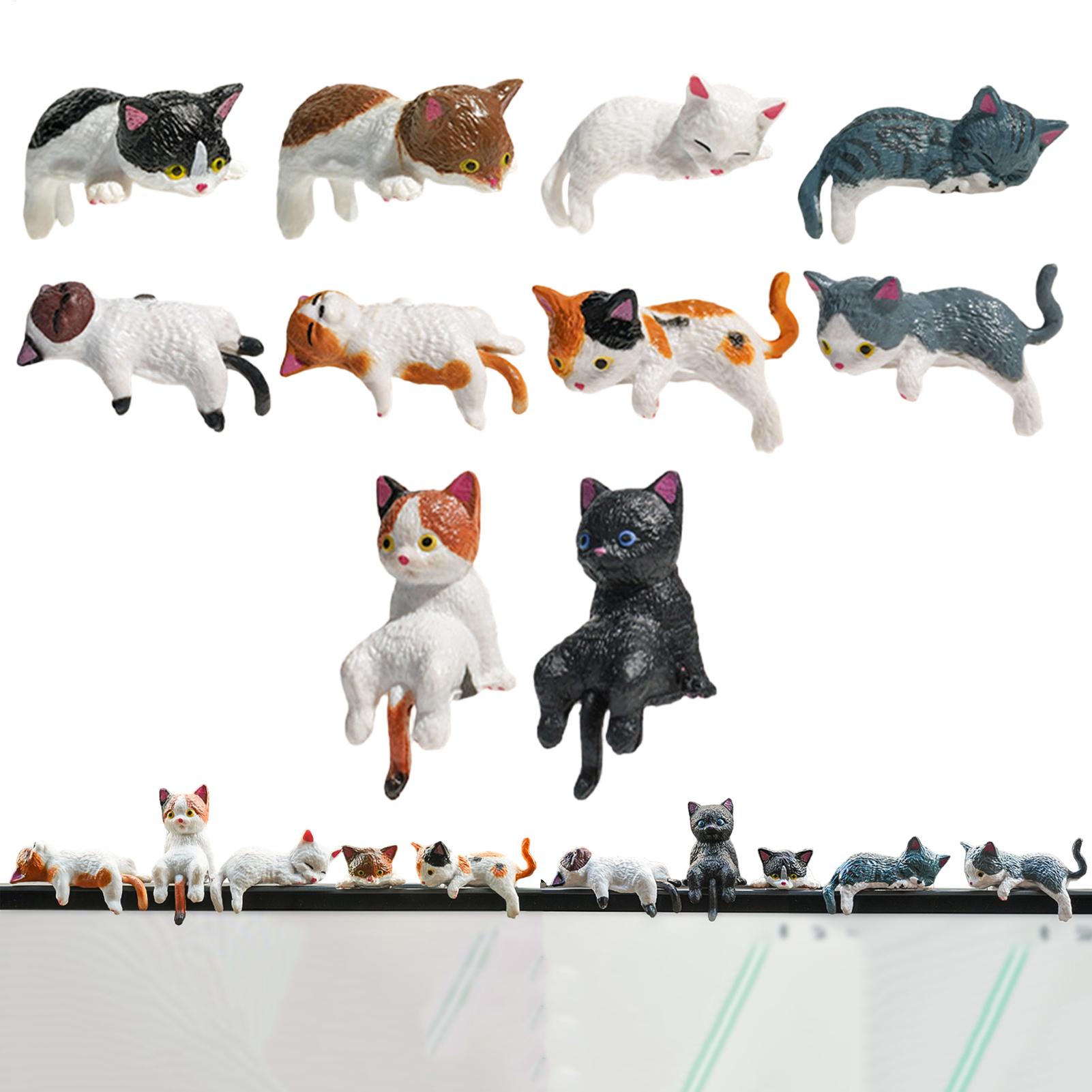 10pcs Cute Mini Cat Ornament C - Women Accessories India のレビューと価格