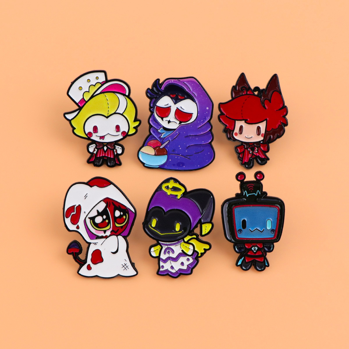 Cute Devils Enamel Pin Cartoon - Women Accessories Picture のレビューと価格
