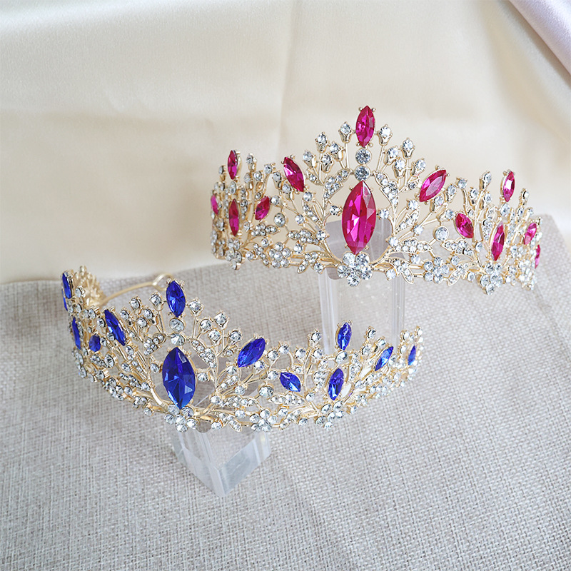 Tiara Colorful Rhinestone Quee - Women'S Hair Accessories Wedding のレビューと価格