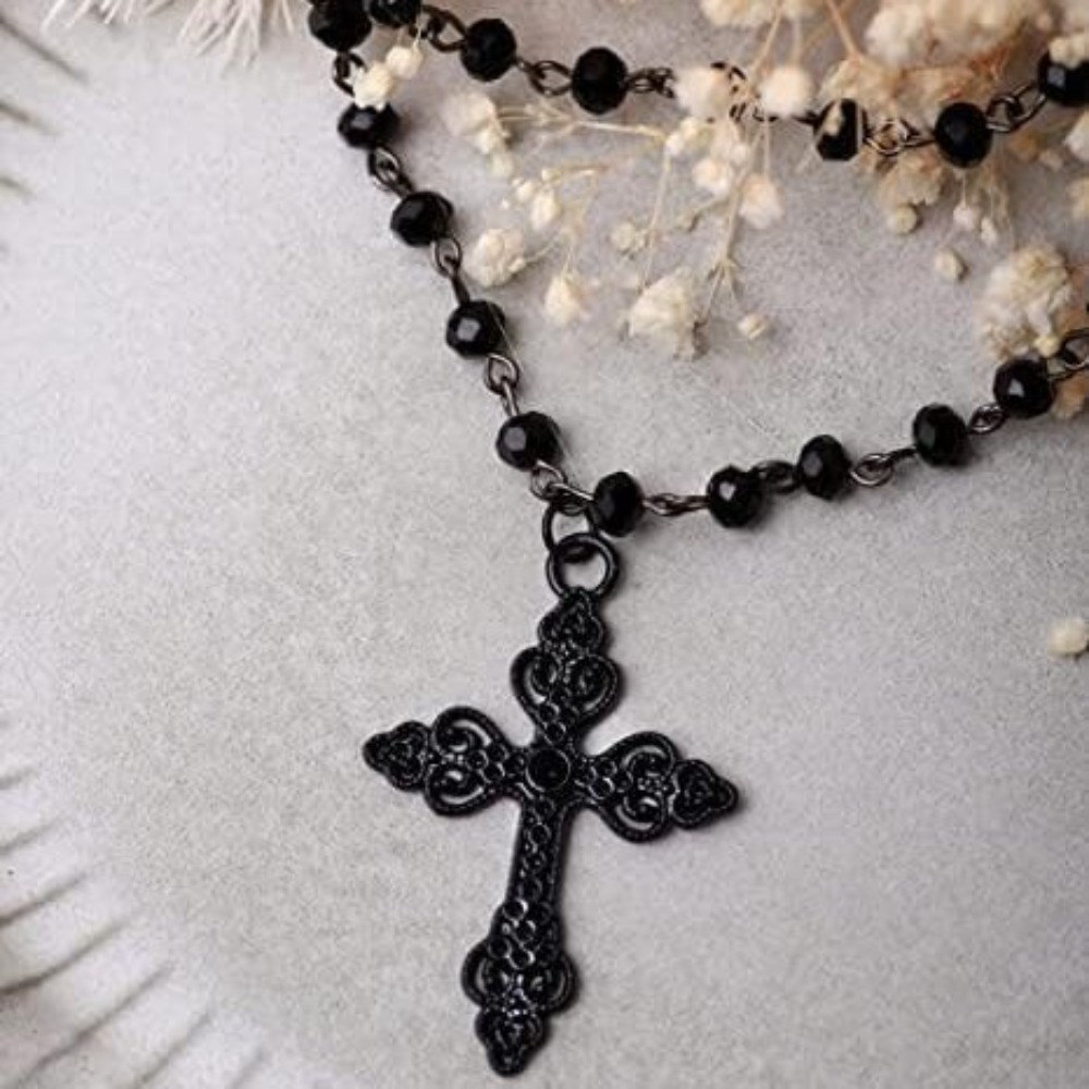 Charm Gothic Black Hollowed-ou - Women'S Vampire Accessories のレビューと価格
