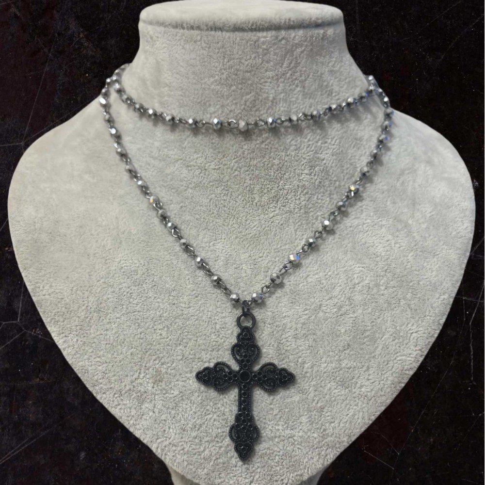 Charm Gothic Black Hollowed-ou - Women'S Vampire Accessories のレビューと価格