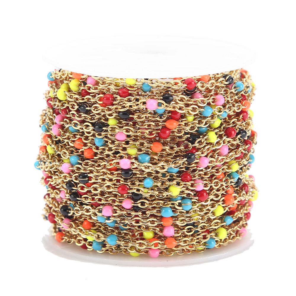 2mm Width 2M Stainless Steel C - Beaded Anklet Chain のレビューと価格