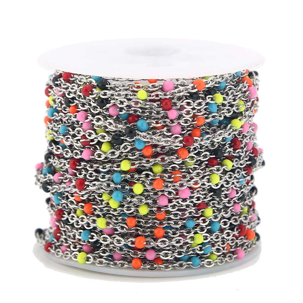 2mm Width 2M Stainless Steel C - Beaded Anklet Chain のレビューと価格
