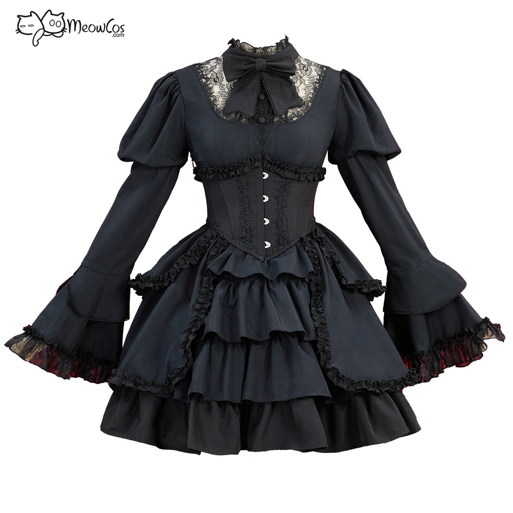 US Stock MEOWCOS Victorian Got - Layered Necklace Set のレビューと価格