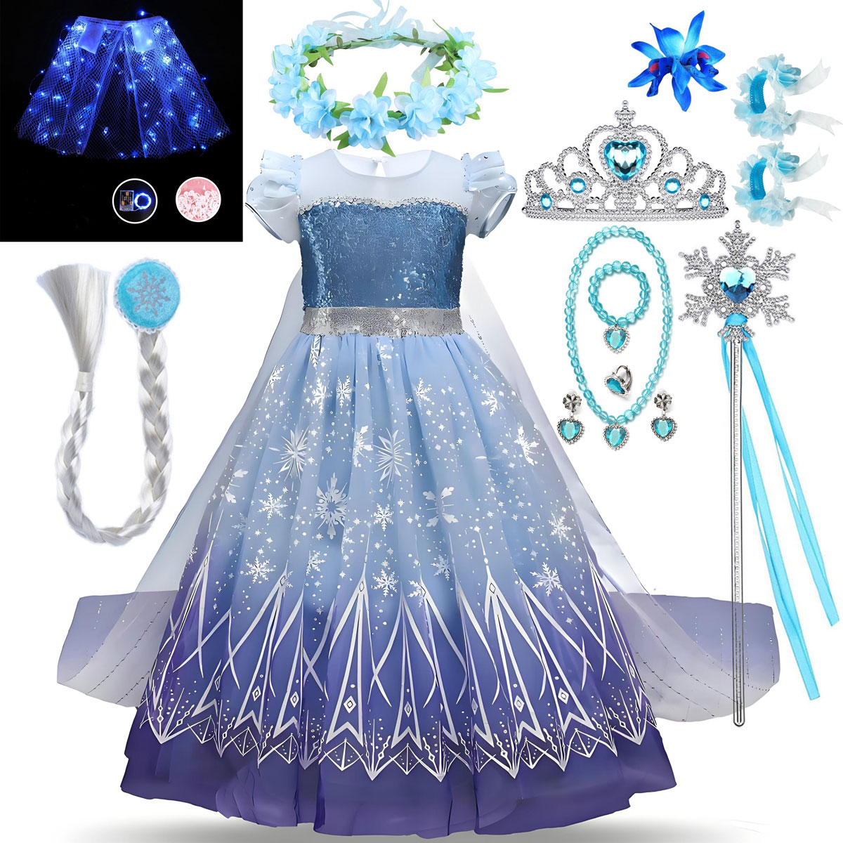Disney Popular Movie Frozen Pr - Layered Necklace Set のレビューと価格