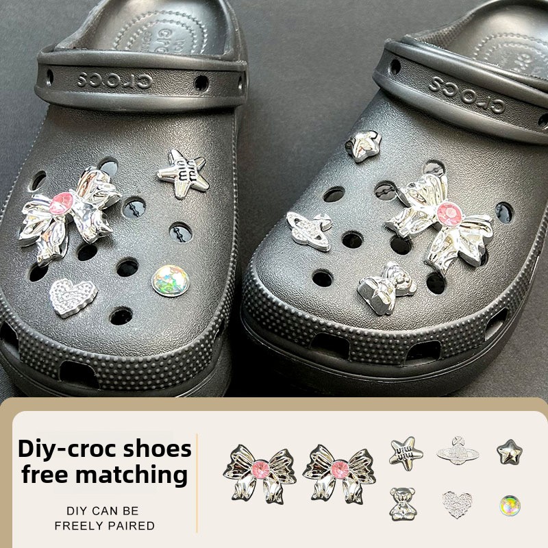 2025 Silver Hot Selling Bow So - Women'S Accessories Crocs のレビューと価格