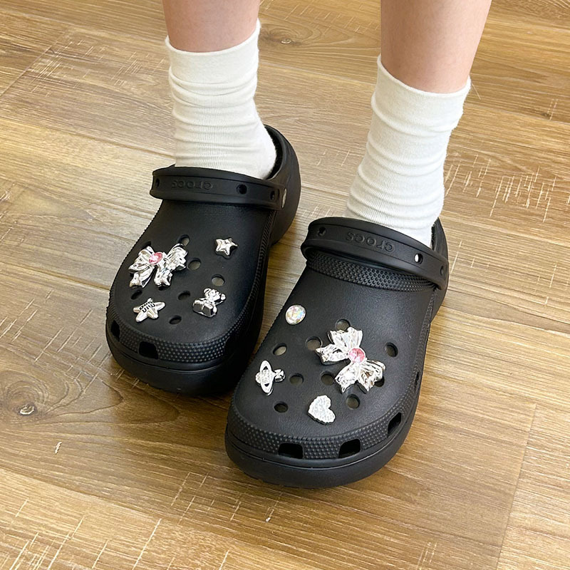 2025 Silver Hot Selling Bow So - Women'S Accessories Crocs のレビューと価格