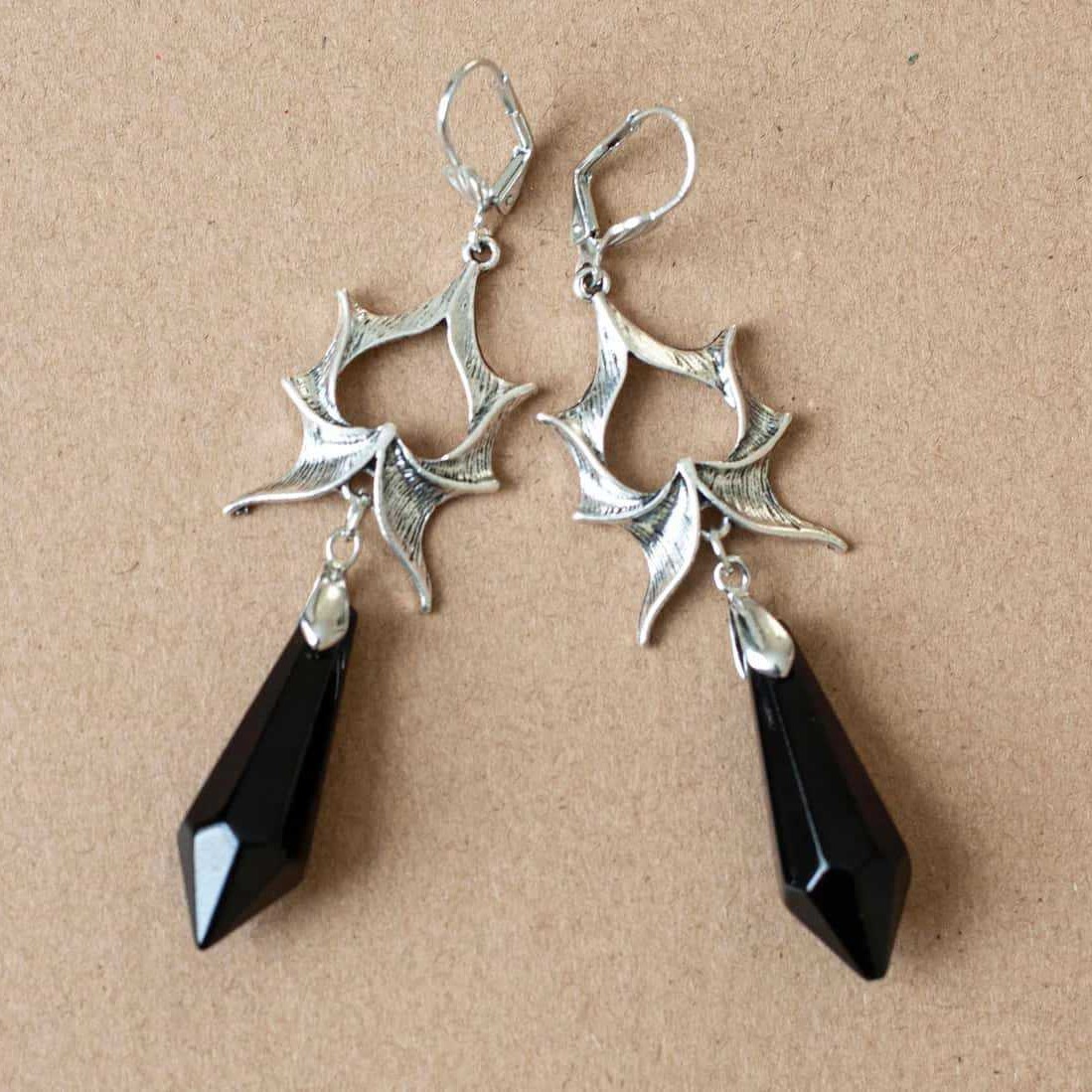 Vampire Crystal Bat earrings,G - Women'S Vampire Accessories のレビューと価格