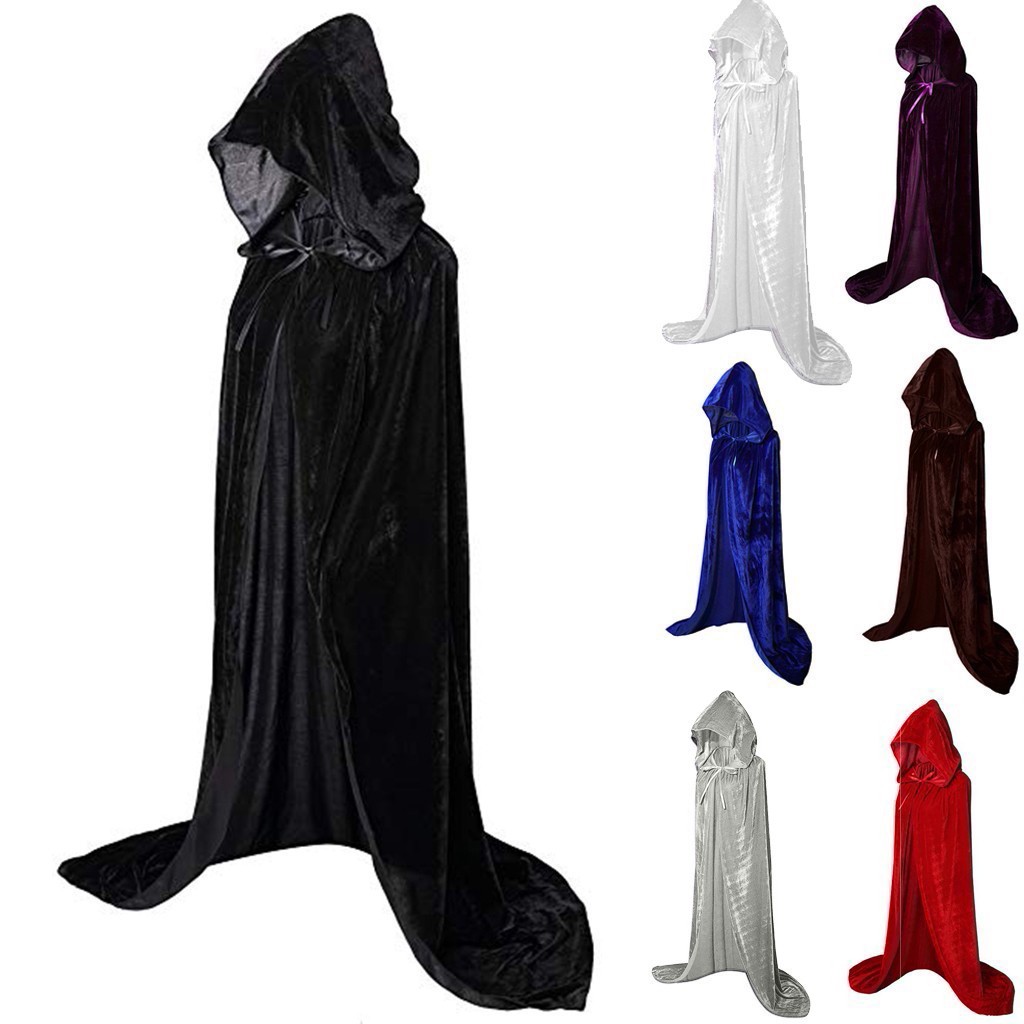 Halloween Cloaks Gothic Hooded - Women'S Vampire Accessories のレビューと価格