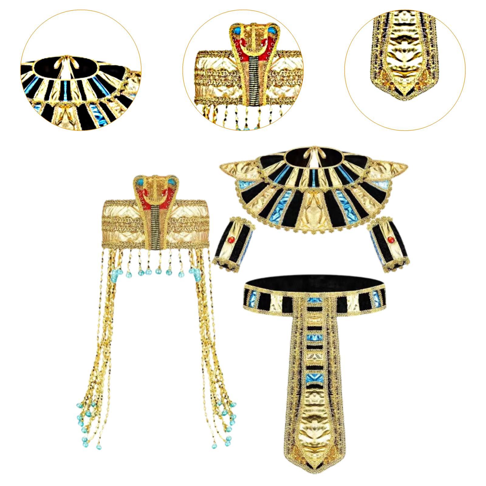 5Pcs Womens Egyptian Costume A - Women'S Egyptian Accessories のレビューと価格