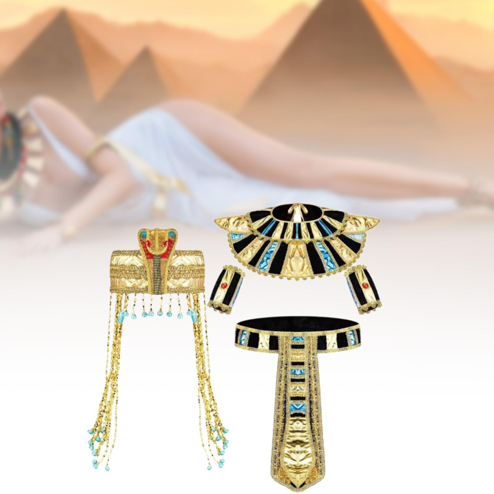 5Pcs Womens Egyptian Costume A - Women'S Egyptian Accessories のレビューと価格