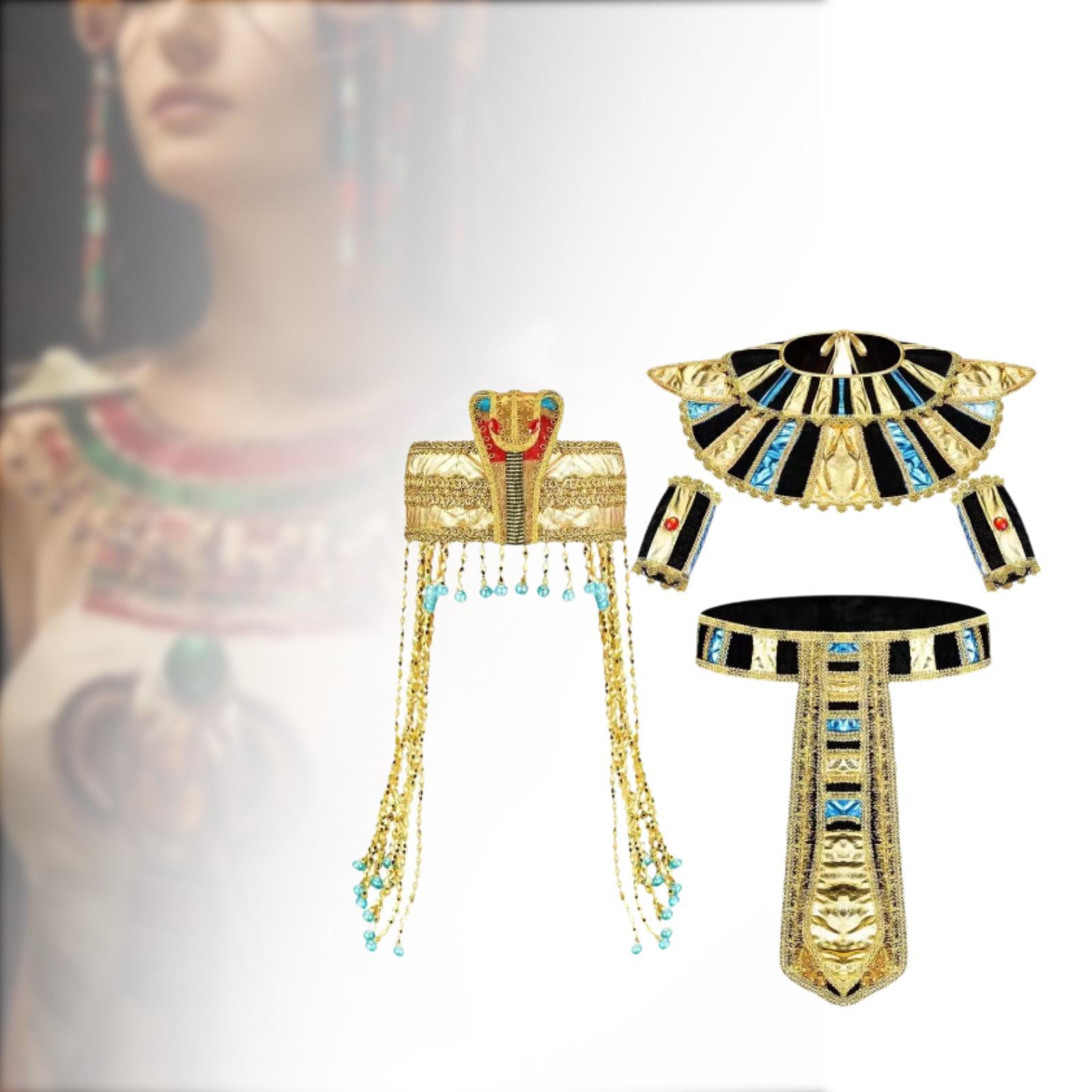 5Pcs Womens Egyptian Costume A - Women'S Egyptian Accessories のレビューと価格