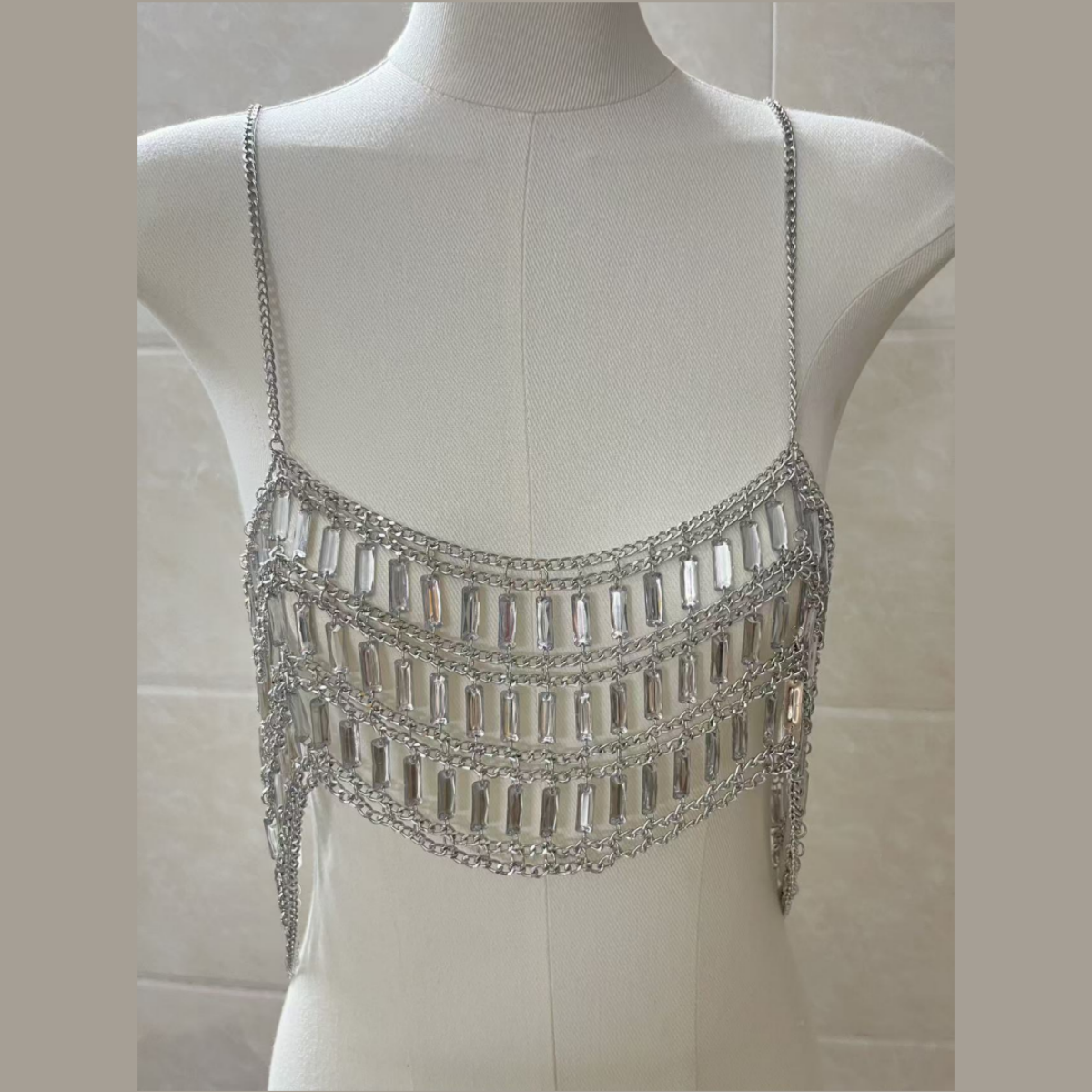 New Arrival Acrylic Sequins Ha - Layered Necklace Set のレビューと価格