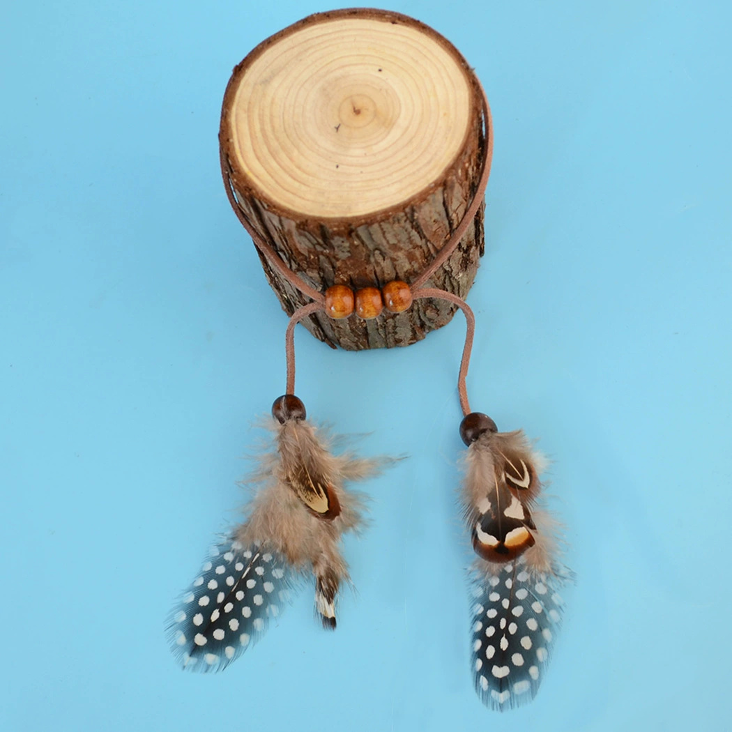 Gypsy Hippie Rope Feather Hair - Women Accessories India のレビューと価格