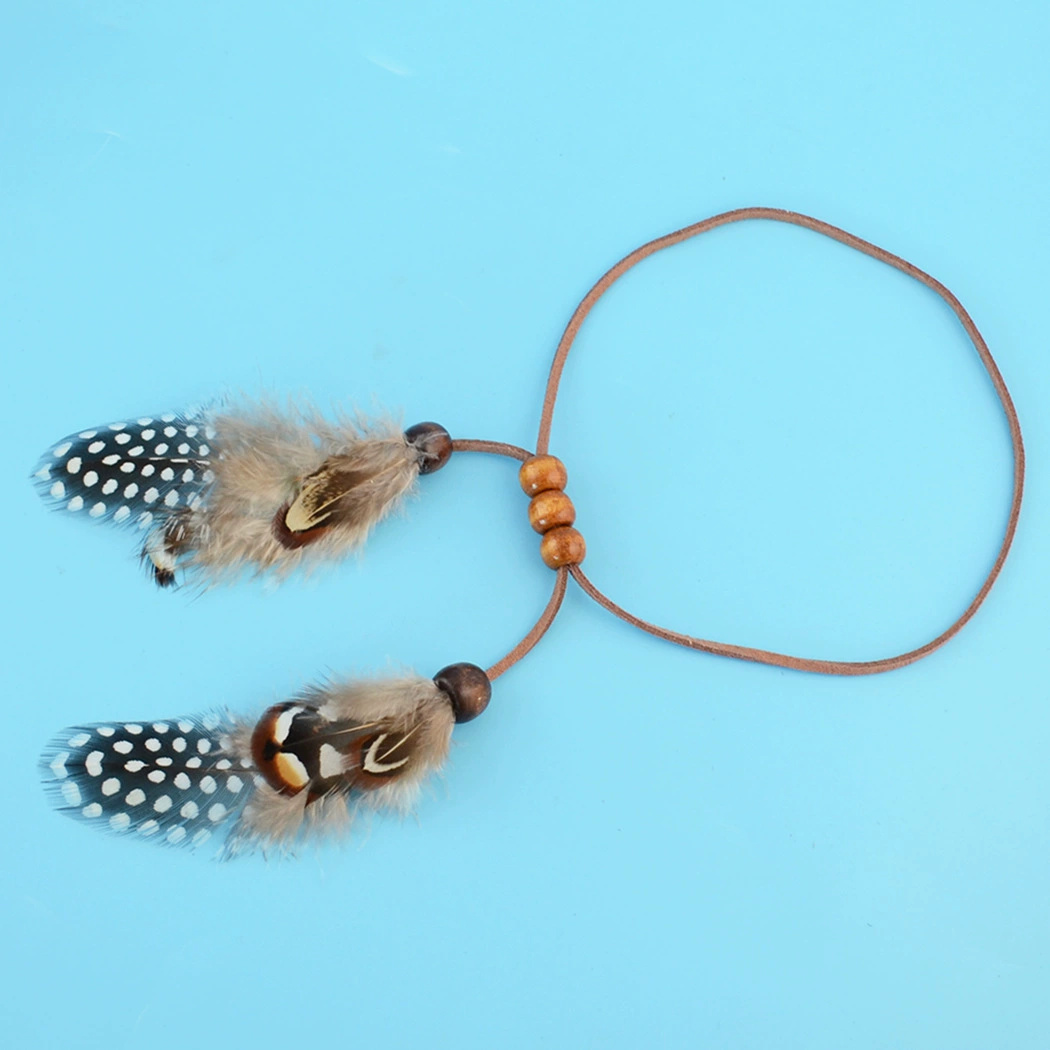 Gypsy Hippie Rope Feather Hair - Women Accessories India のレビューと価格