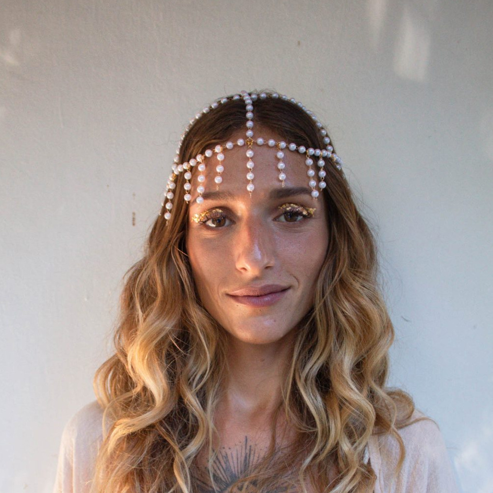 Great Gatsby Pearl Tassel Head - Women Accessories India のレビューと価格