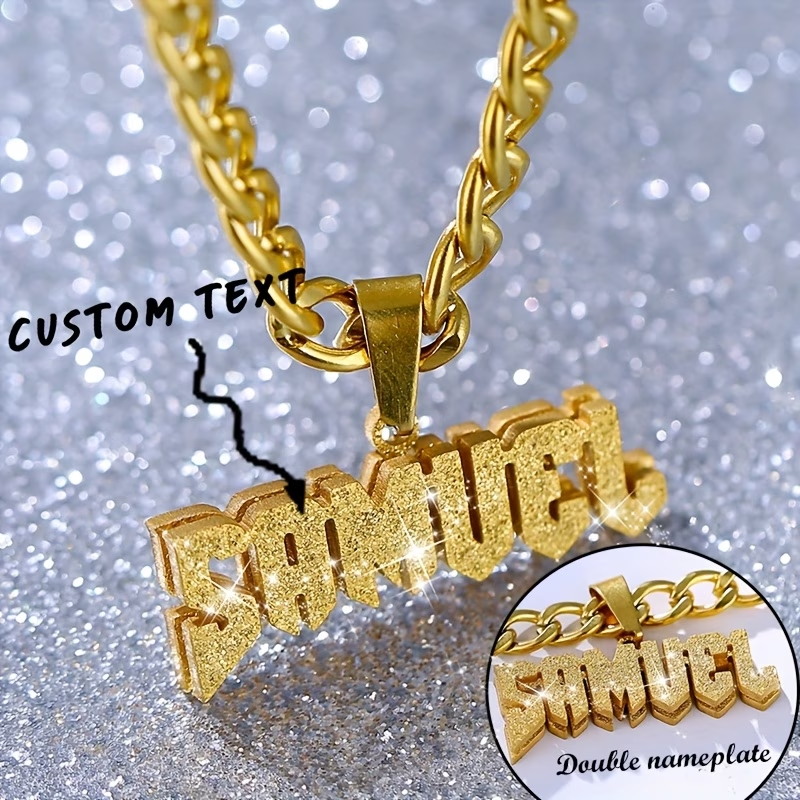 Custom Name Double Layer Neckl - Layered Necklace Set のレビューと価格