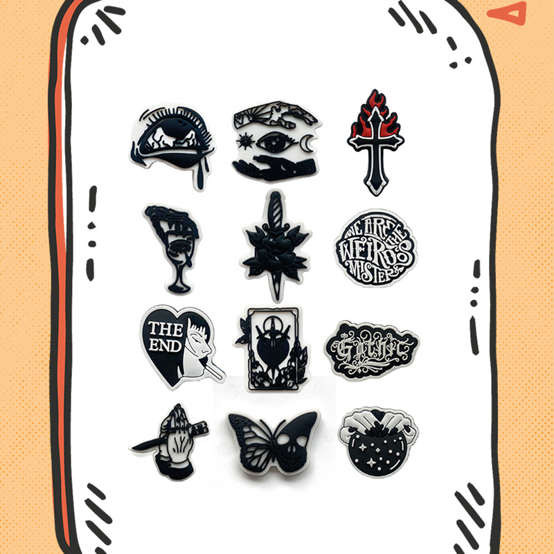 23Pcs Horror Halloween Shoe Ch - Women'S Accessories Crocs のレビューと価格