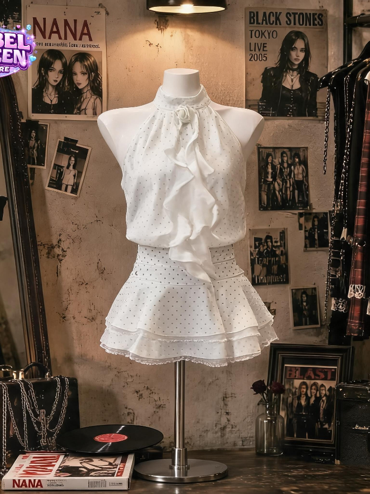 French Sweet Polka Dot 2 Piece - Layered Necklace Set のレビューと価格