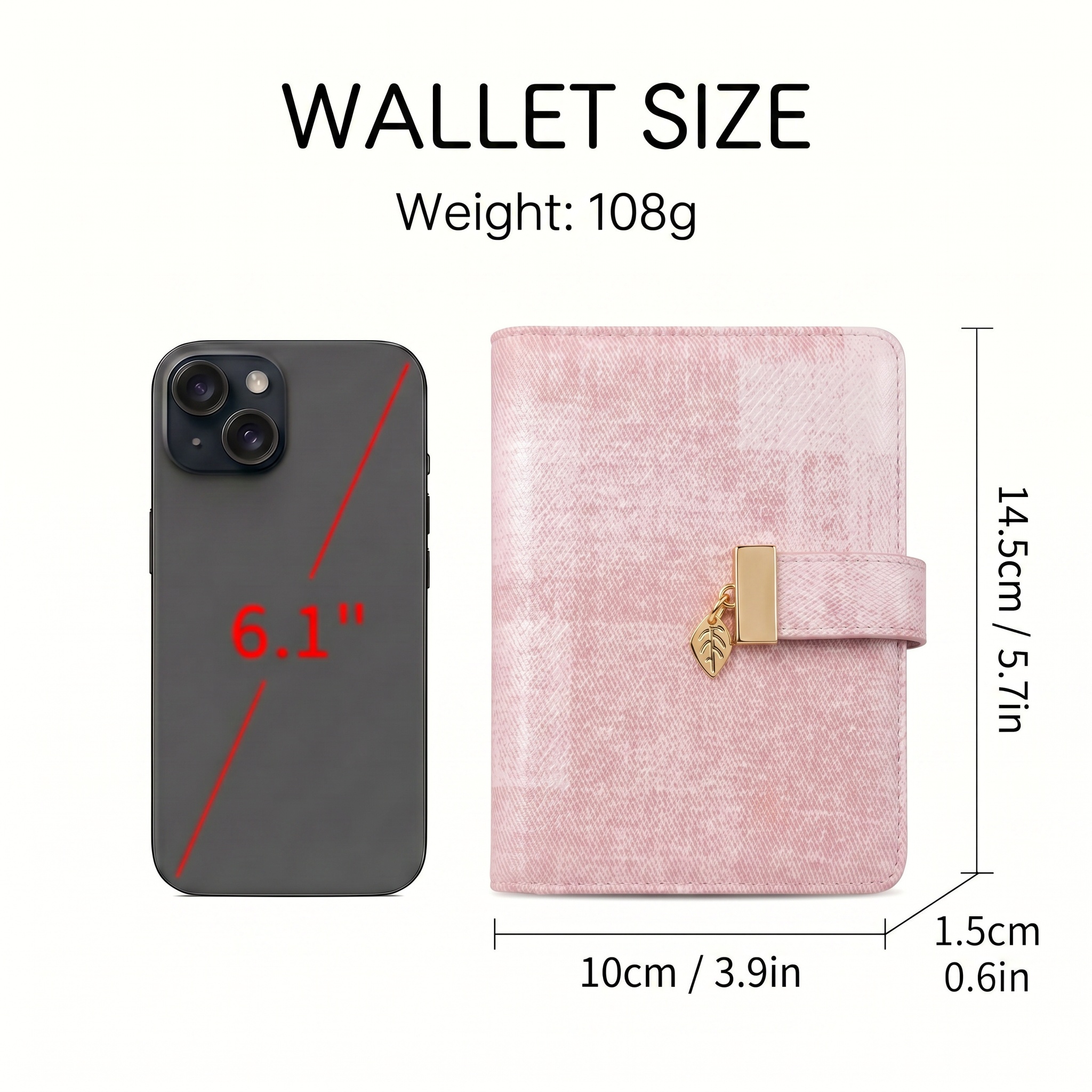 Pomelo Best Pink Plaid RFID Bl - Women'S Accessories Wallet のレビューと価格