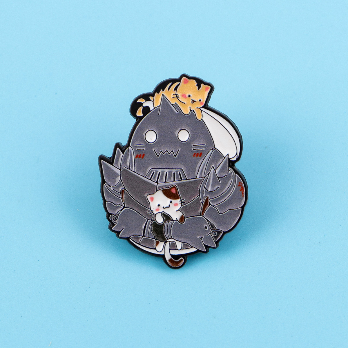 Cute Cat Enamel Pin Manga Anim - Women Accessories Picture のレビューと価格